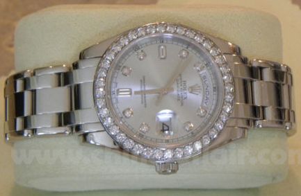 Rolex SS Masterpiece Diamond Bezel Replica Watch